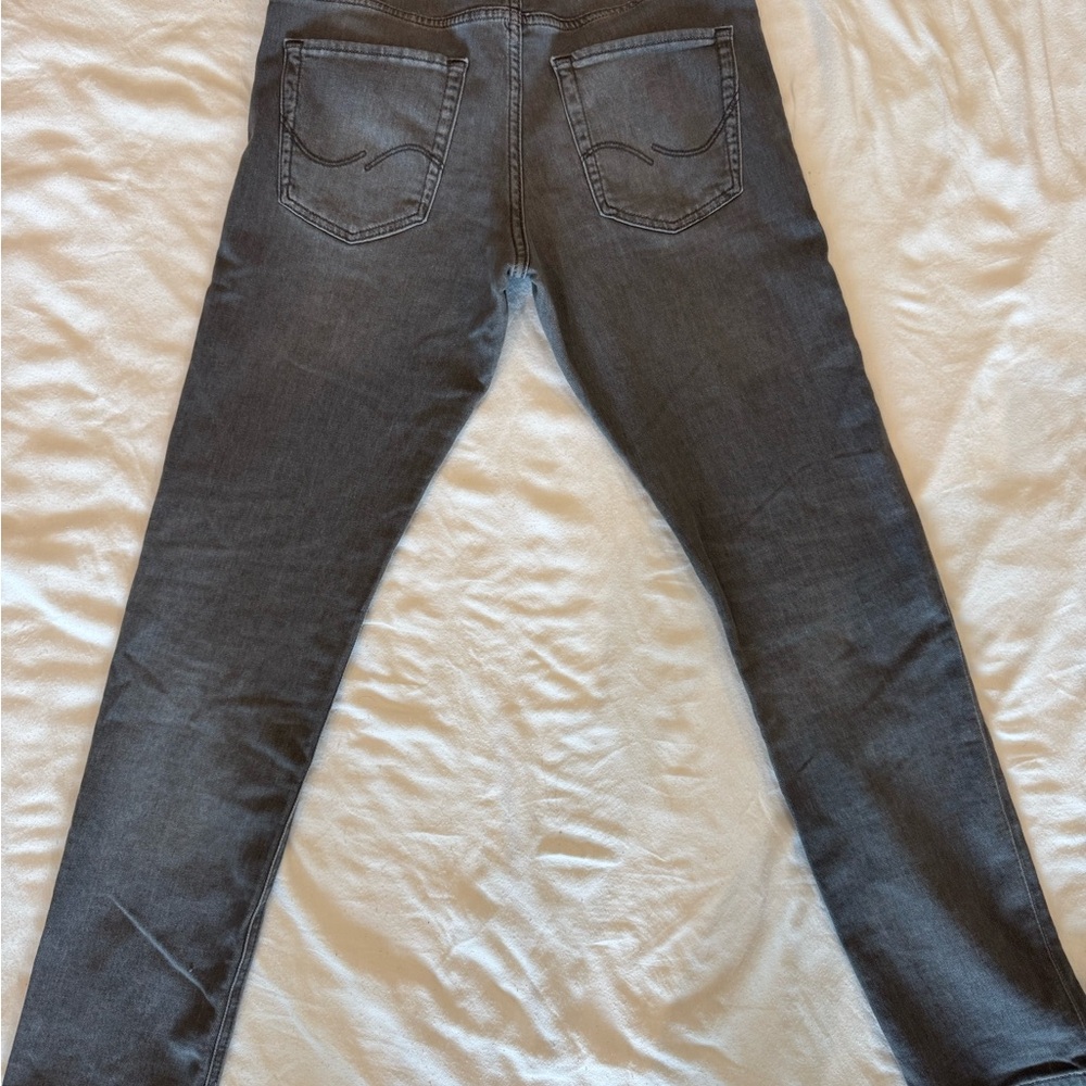 Jack and Jones Gray Slim Fit Jeans